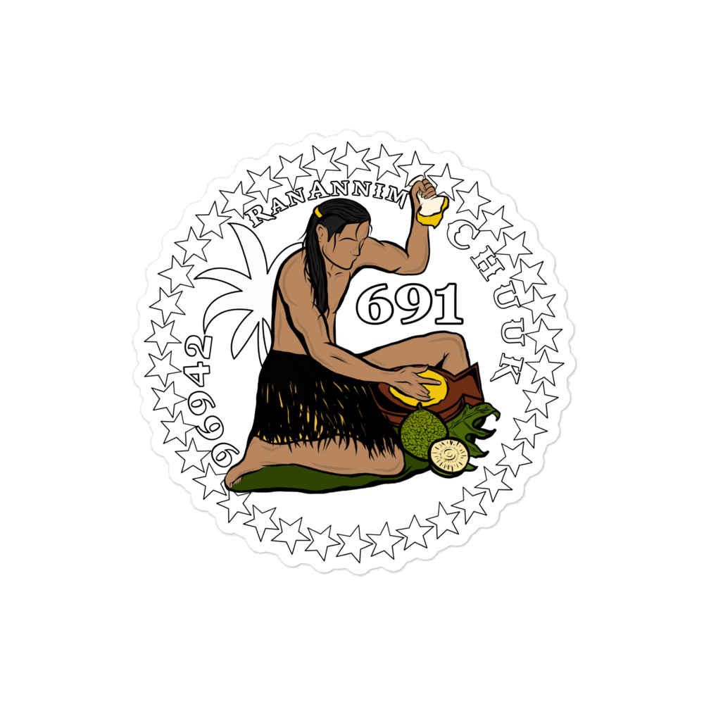 Chuuk Bubble-free stickers