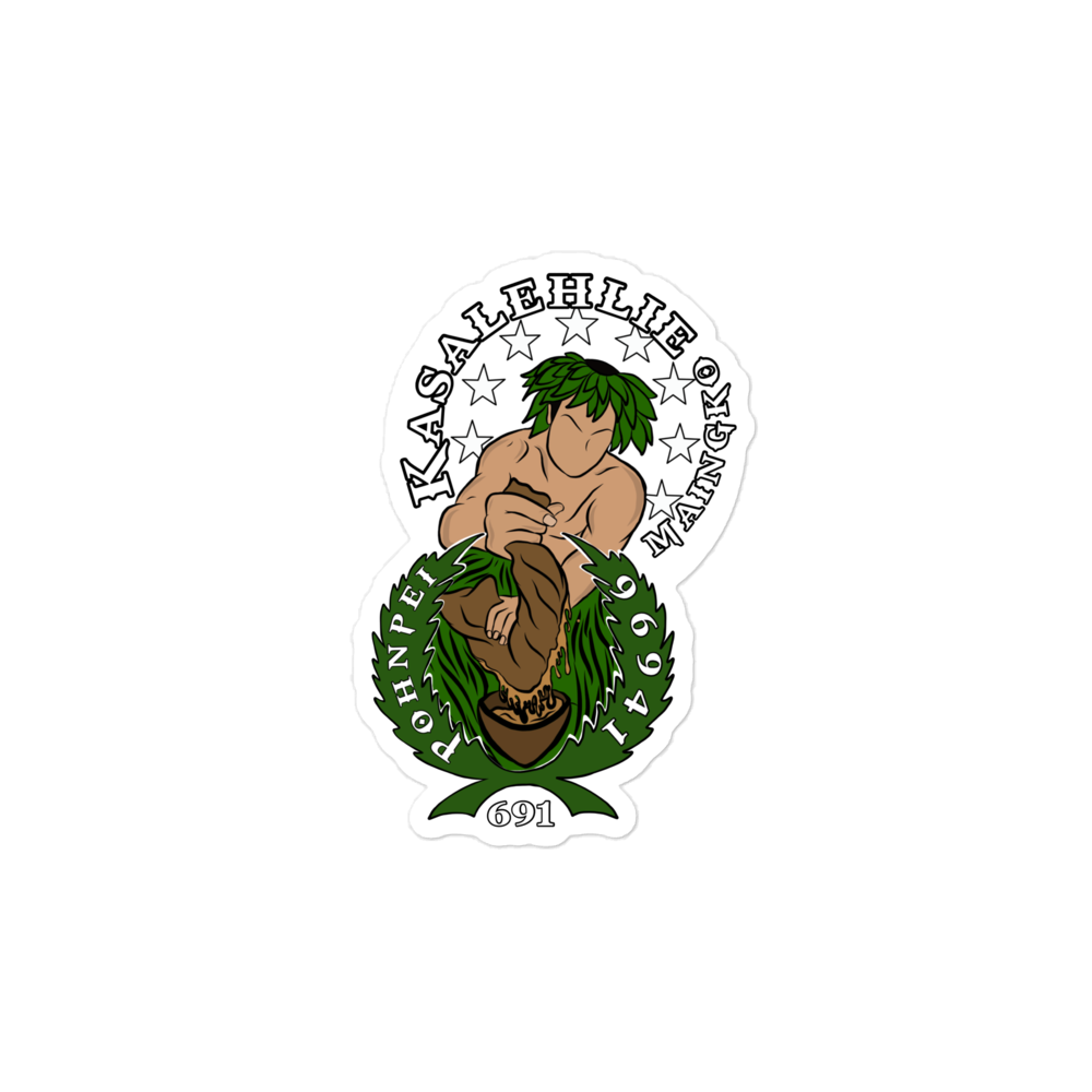 Pohnpei Bubble-free stickers