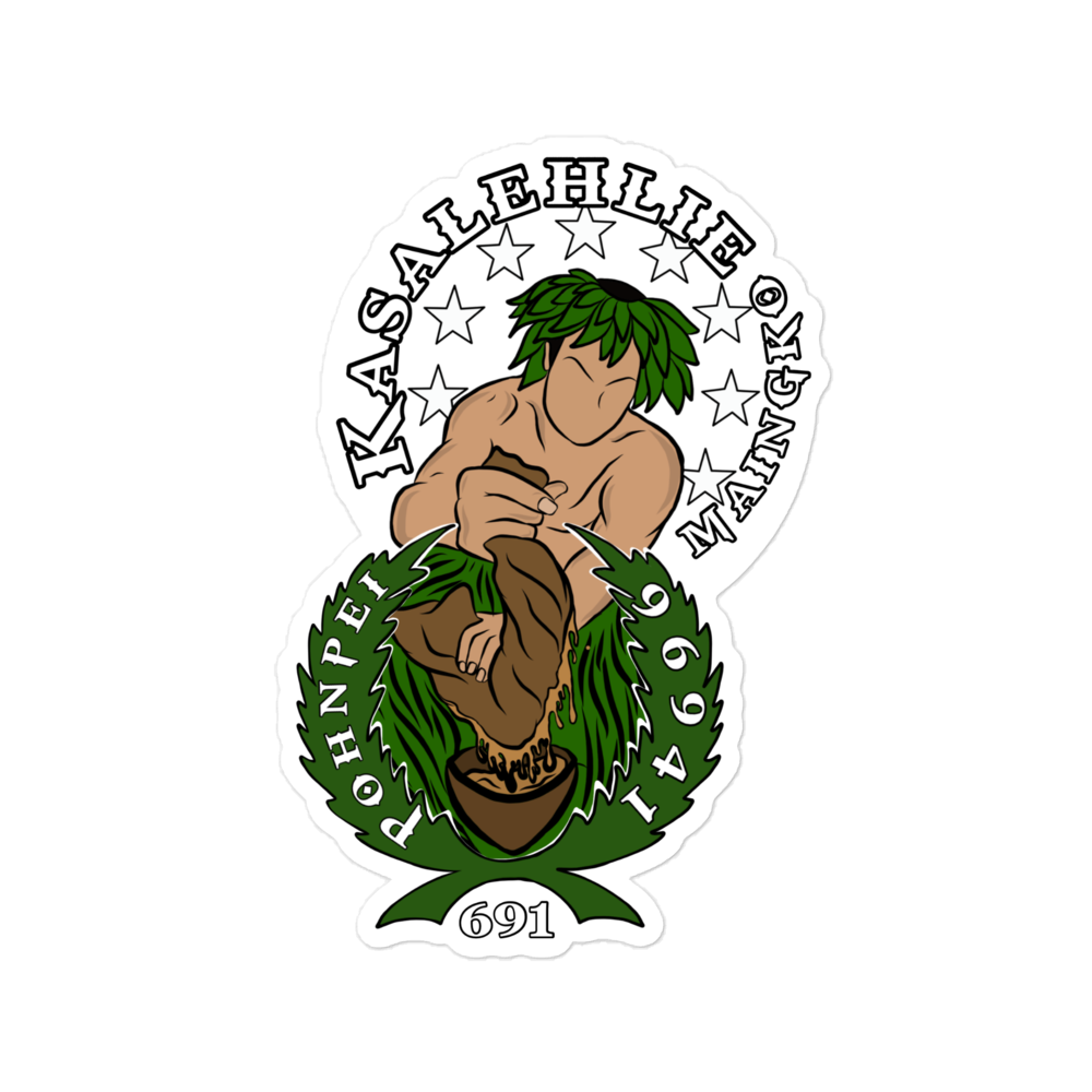 Pohnpei Bubble-free stickers