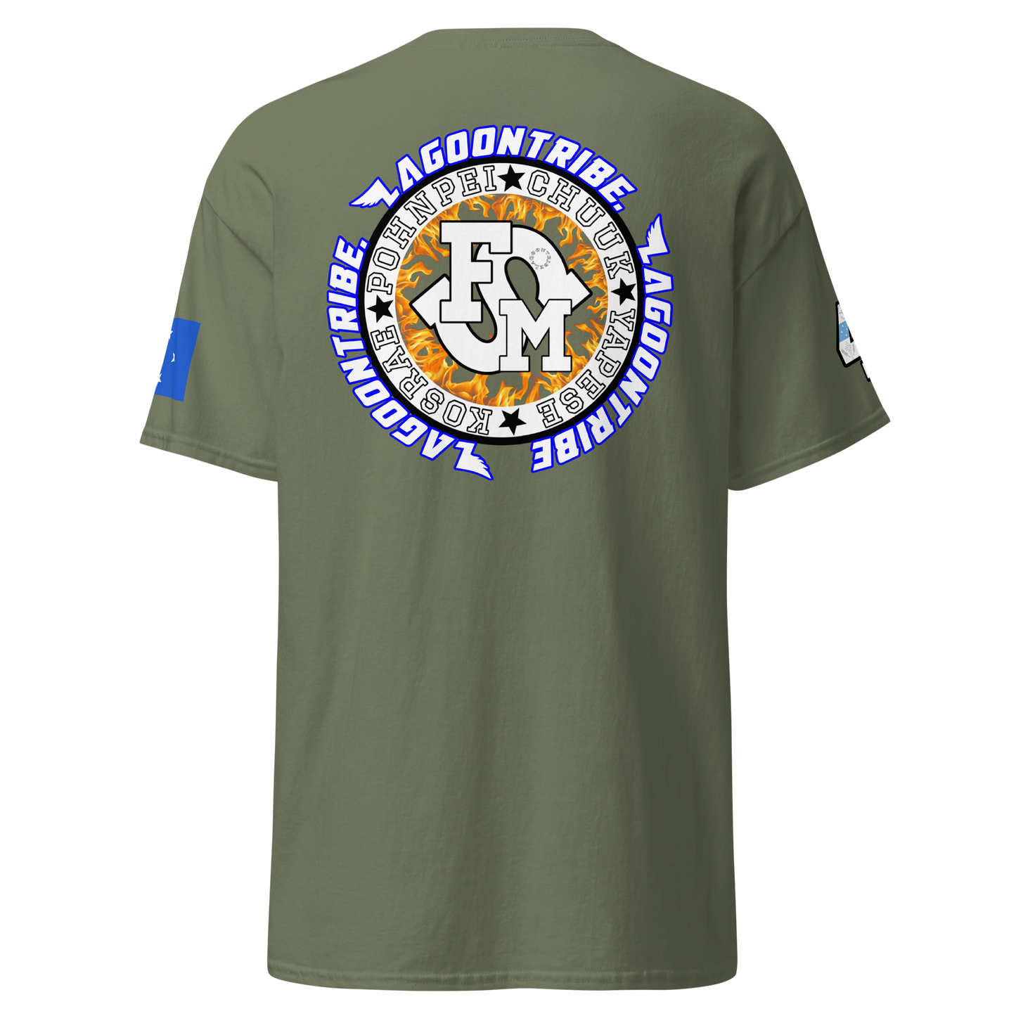 Lagoon Blue Drip T-shirt