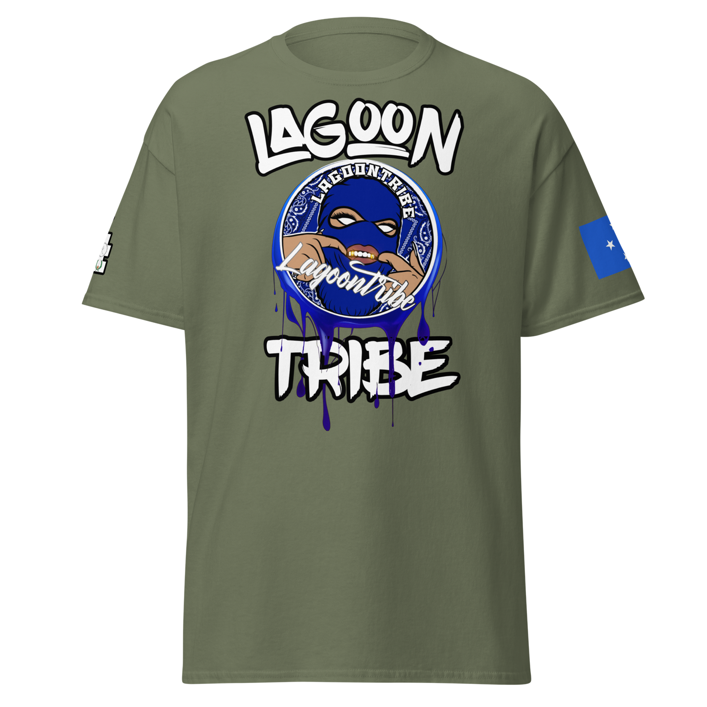 Lagoon Blue Drip T-shirt