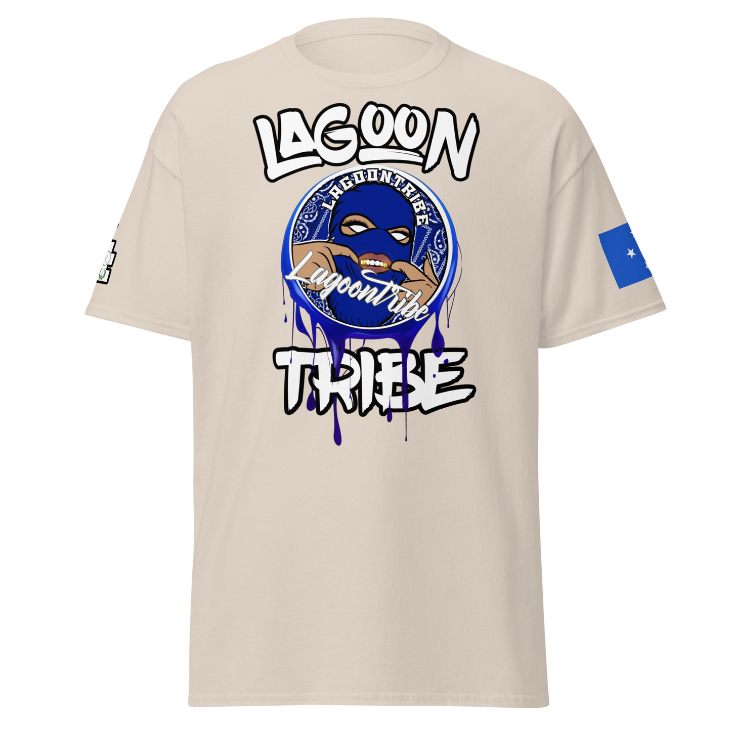 Lagoon Blue Drip T-shirt
