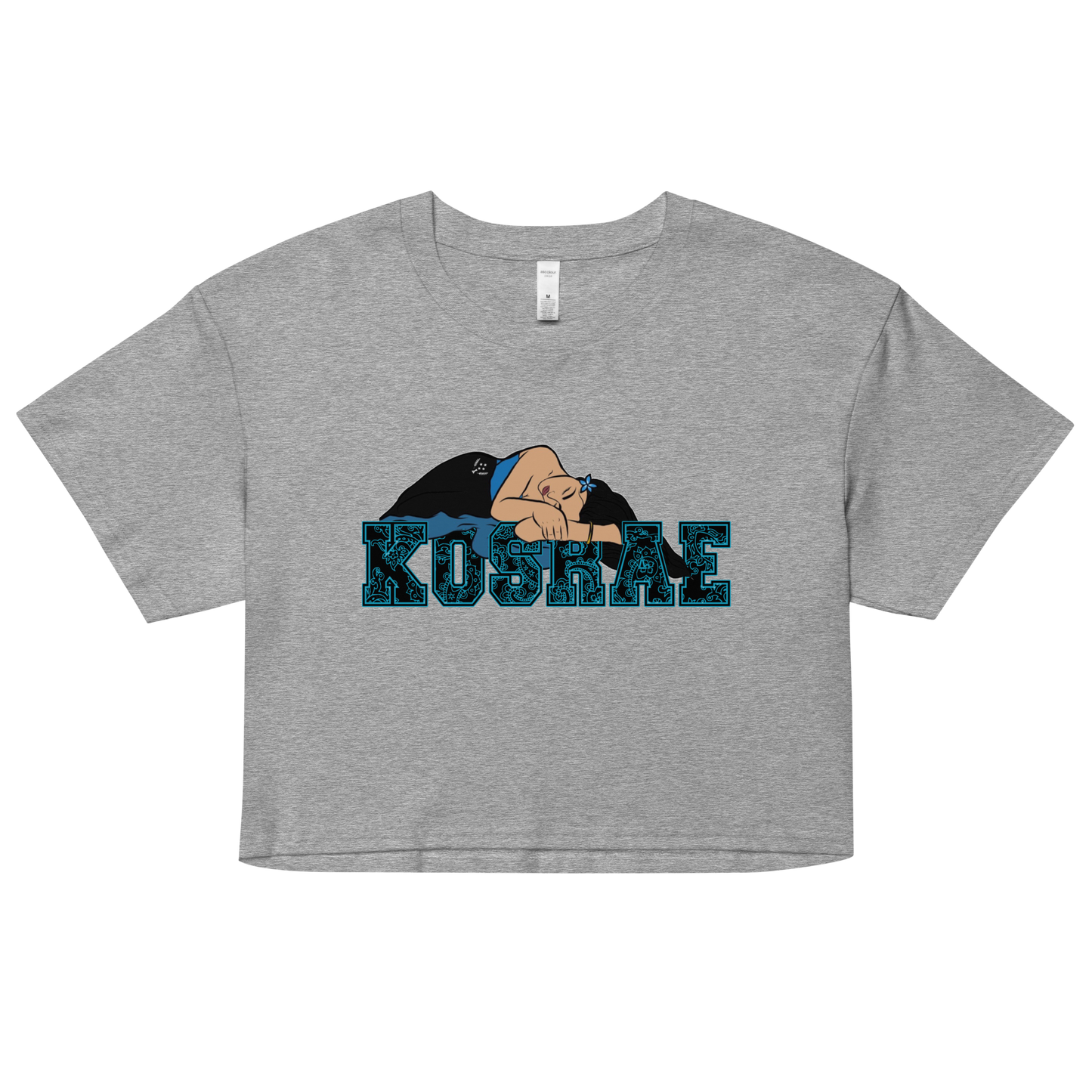 Sleeping Lady of Kosrae Crop Top