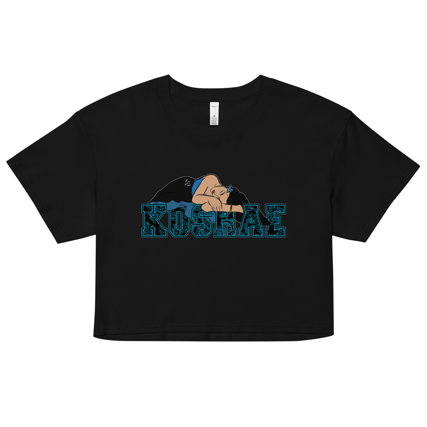 Sleeping Lady of Kosrae Crop Top