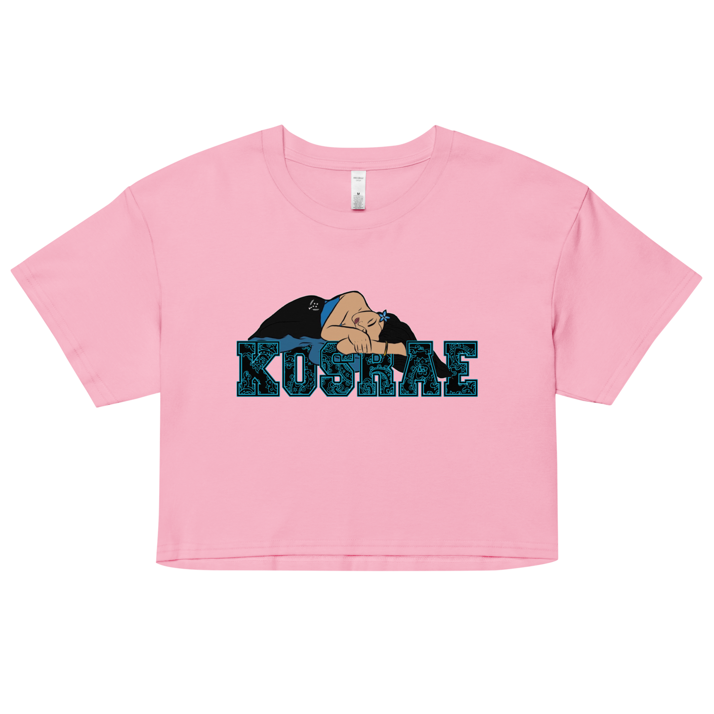 Sleeping Lady of Kosrae Crop Top