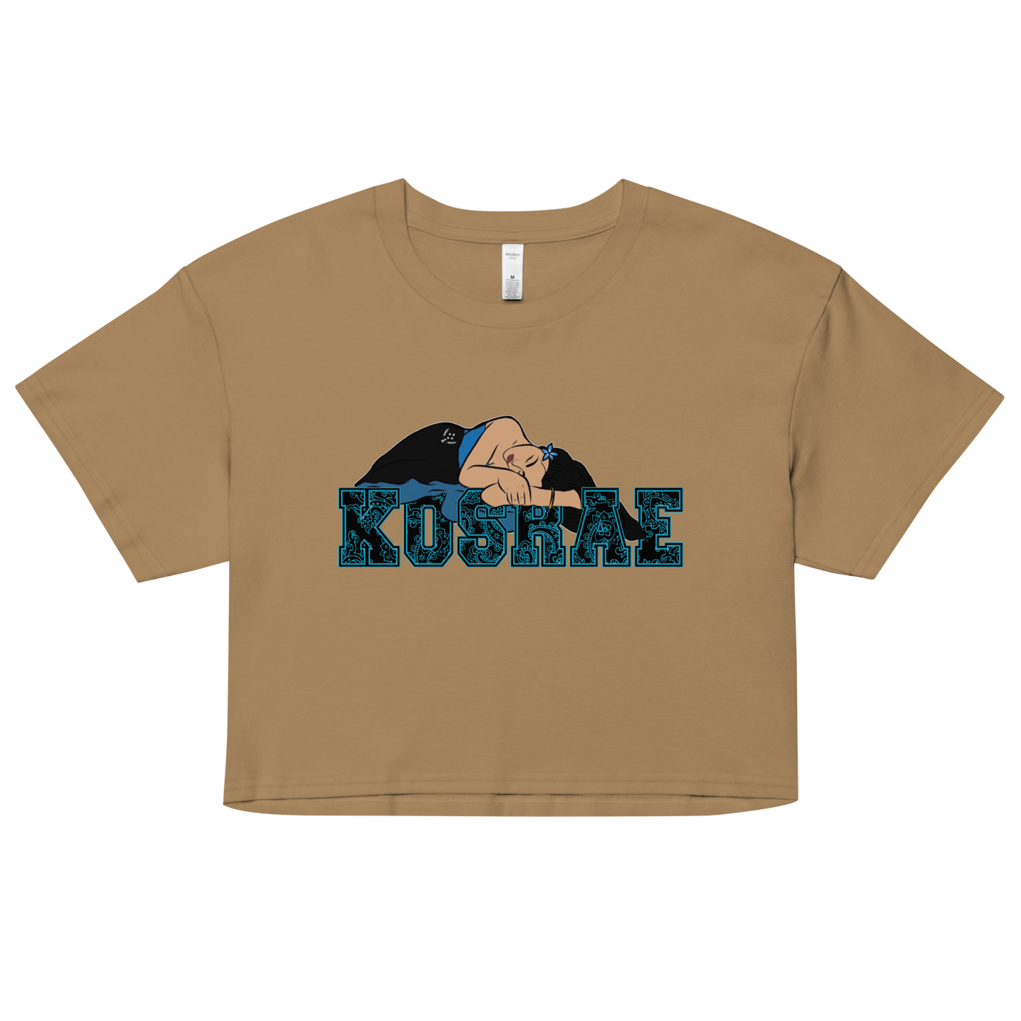 Sleeping Lady of Kosrae Crop Top