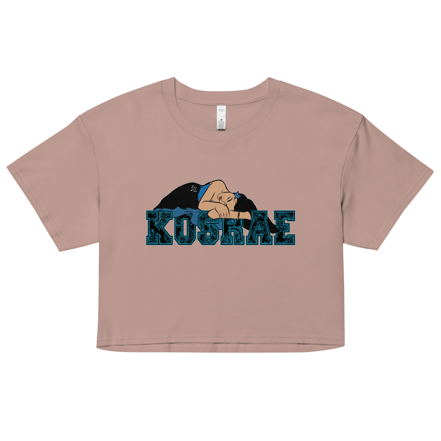 Sleeping Lady of Kosrae Crop Top