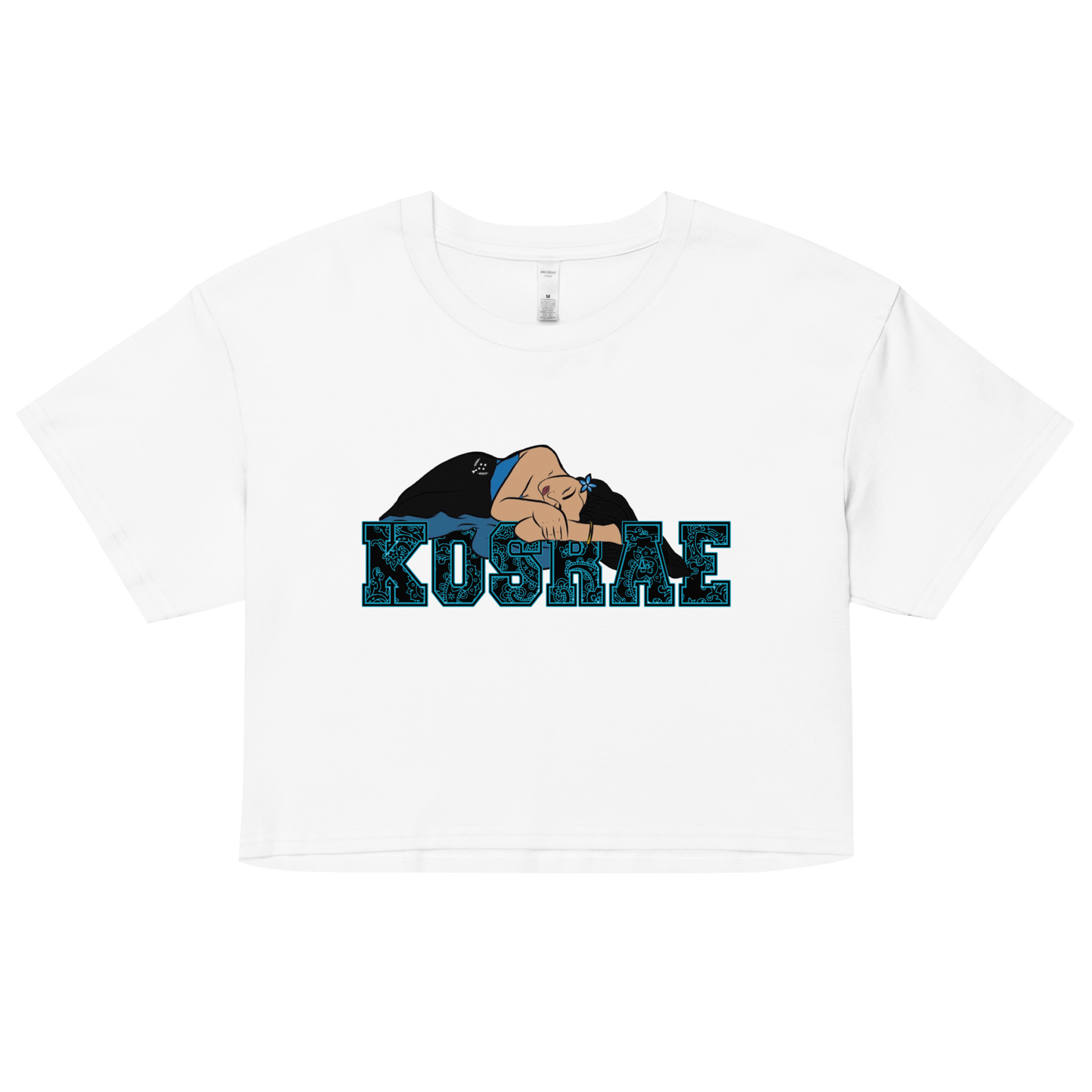 Sleeping Lady of Kosrae Crop Top