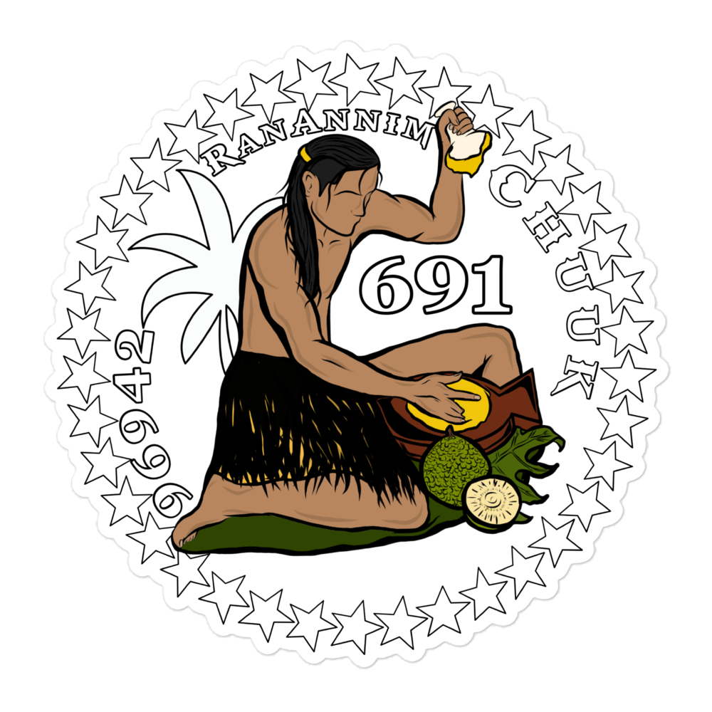 Chuuk Bubble-free stickers