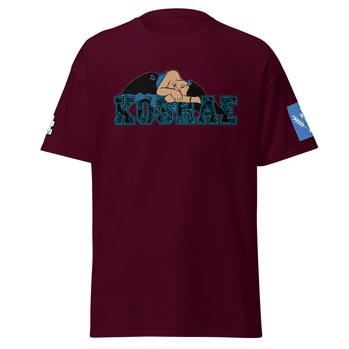 Sleeping Lady of Kosrae t-shirt