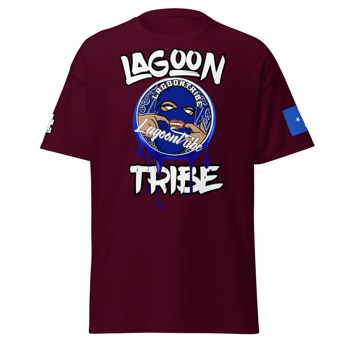 Lagoon Blue Drip T-shirt