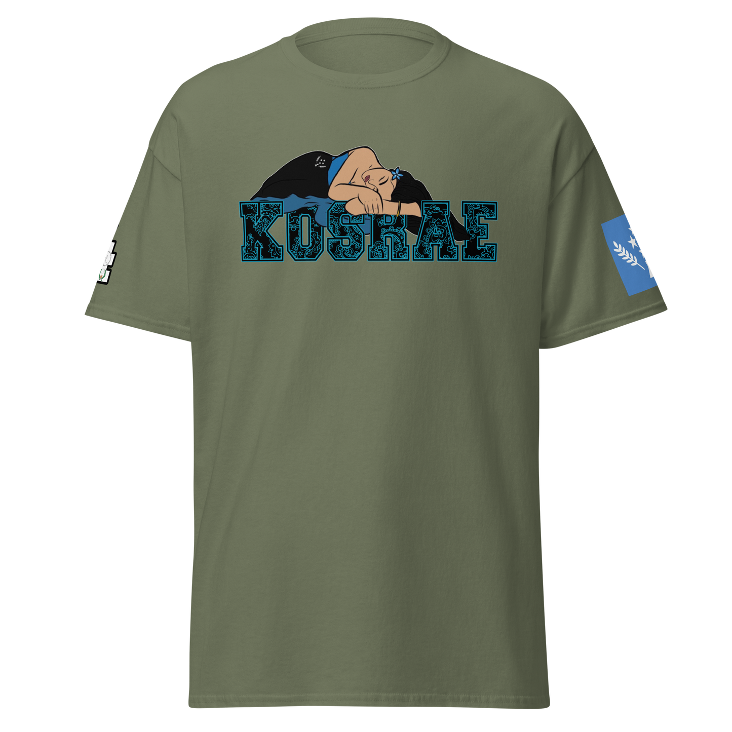 Sleeping Lady of Kosrae t-shirt