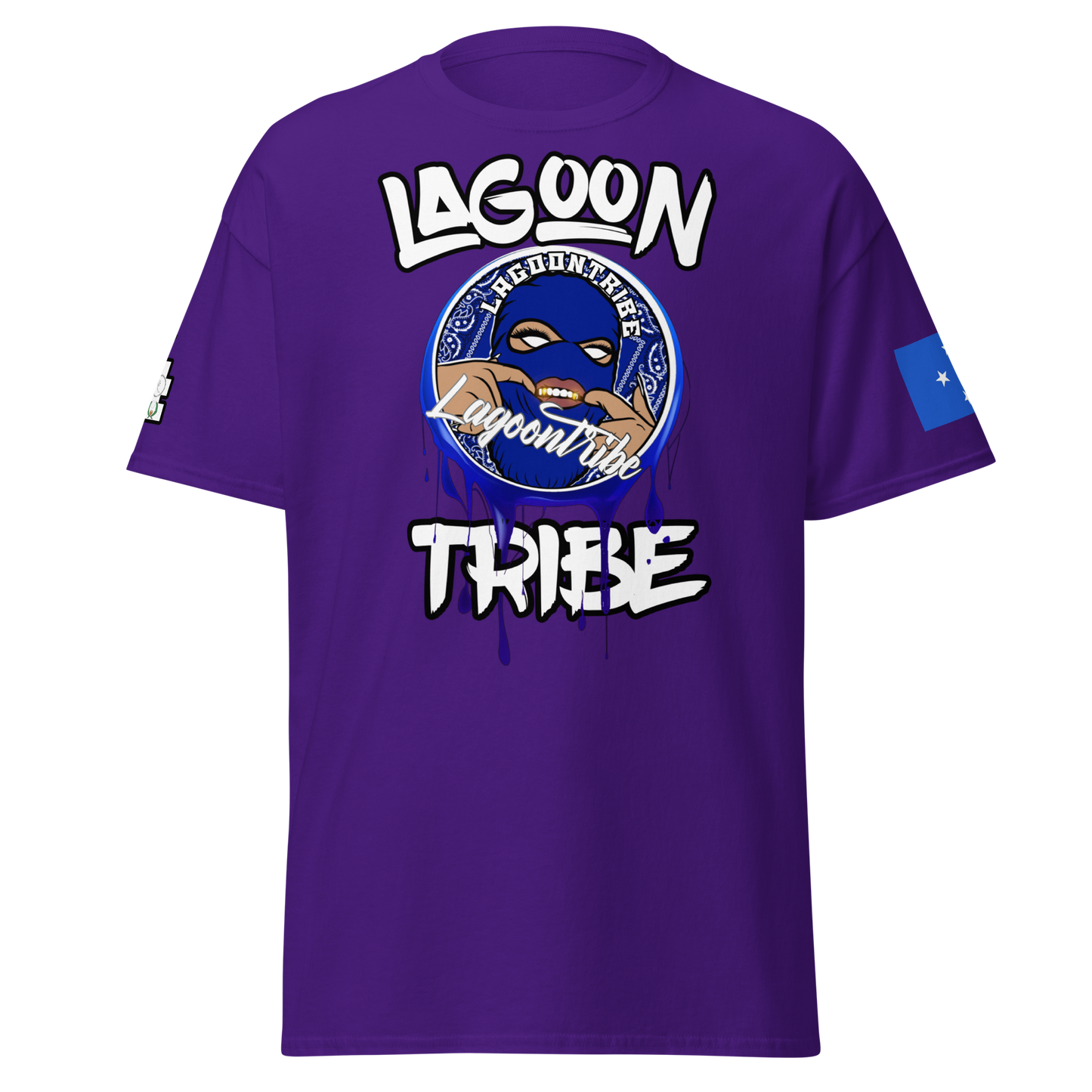 Lagoon Blue Drip T-shirt