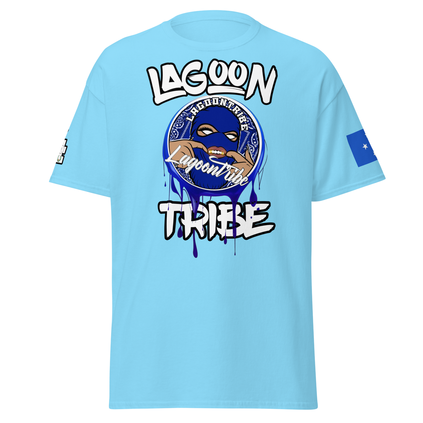 Lagoon Blue Drip T-shirt