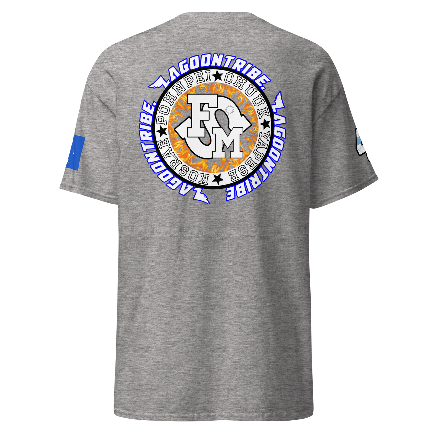 Lagoon Blue Drip T-shirt