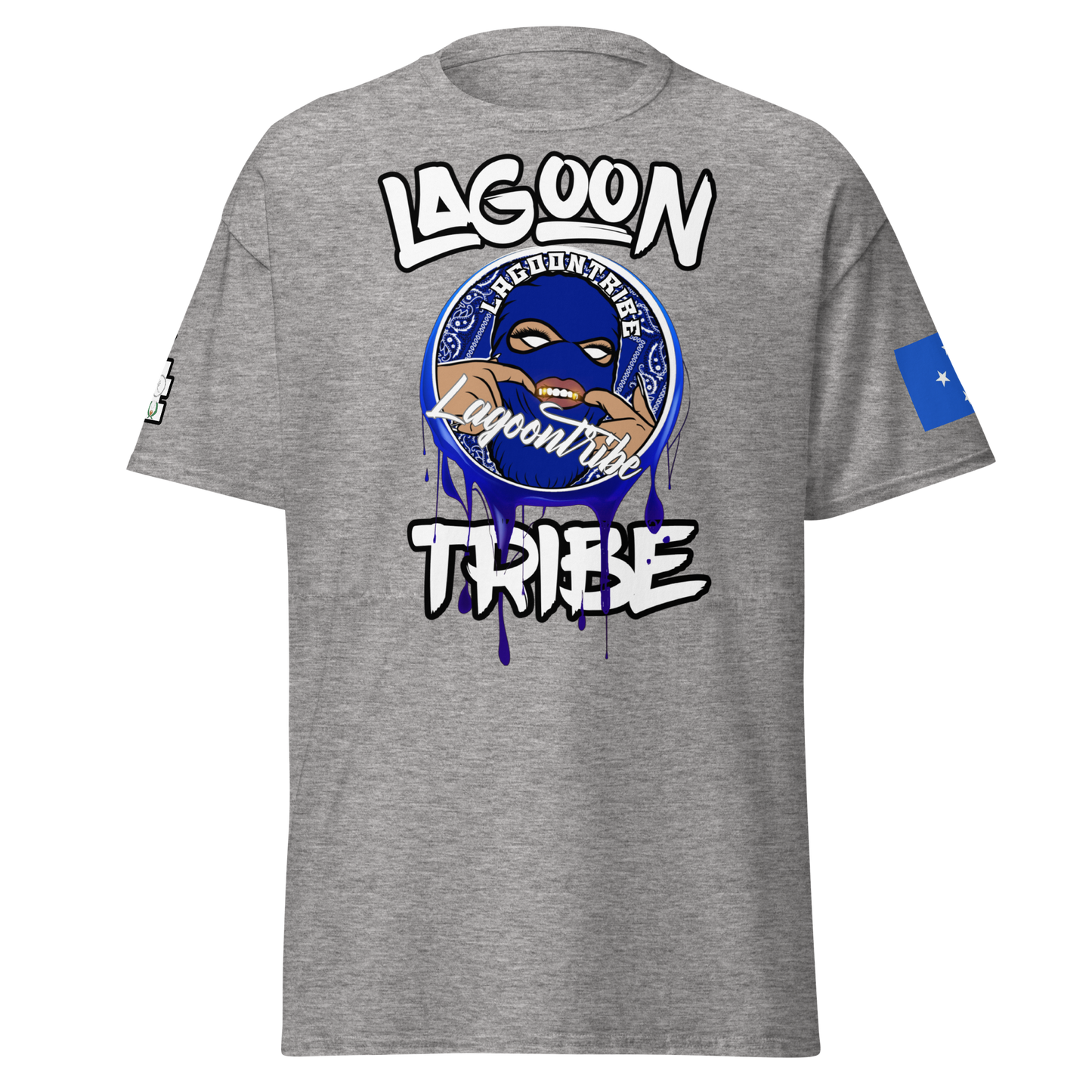 Lagoon Blue Drip T-shirt
