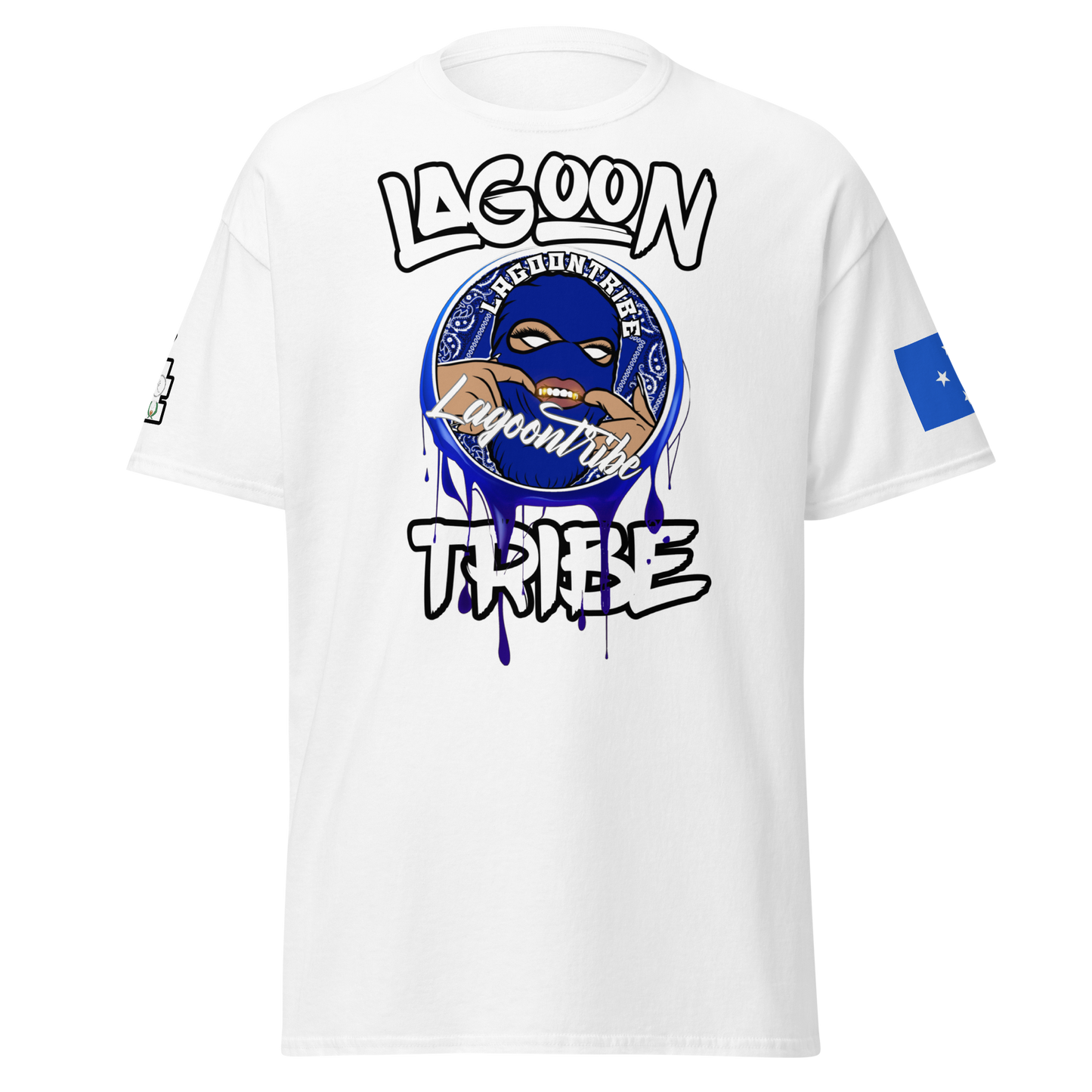Lagoon Blue Drip T-shirt