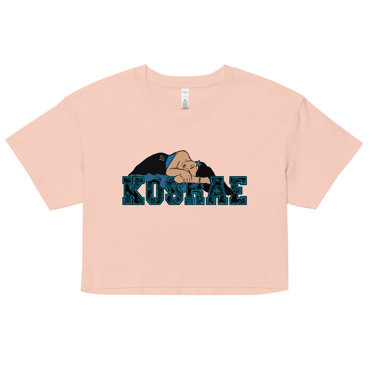 Sleeping Lady of Kosrae Crop Top